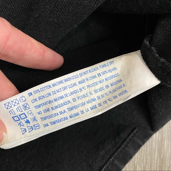 Forever 21 Black Denim Zippered Front Jumper Dress - Picture 9 of 12